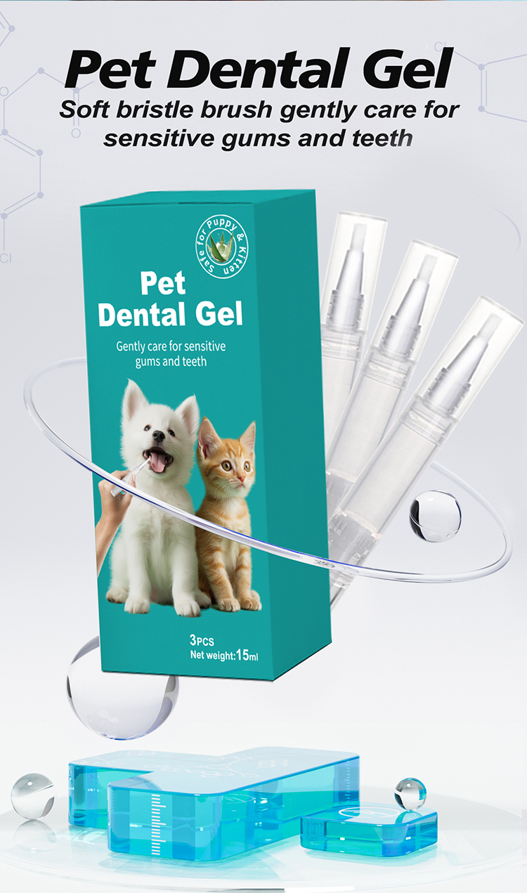 3pcs Pet Dental Gel Easy Teeth Cleaning and Fresh Breath - Image 2