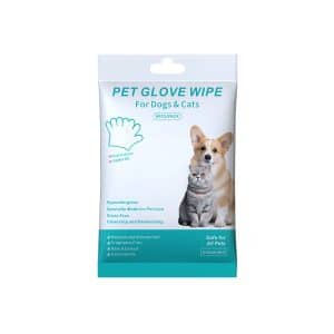 Portable Pet Grooming Glove Individually Wrapped for Travel