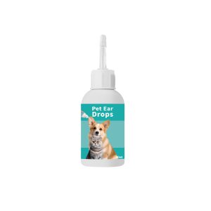 Gentle Pet Ear Drops for Dogs & Cats Ear Care & Wax Removal