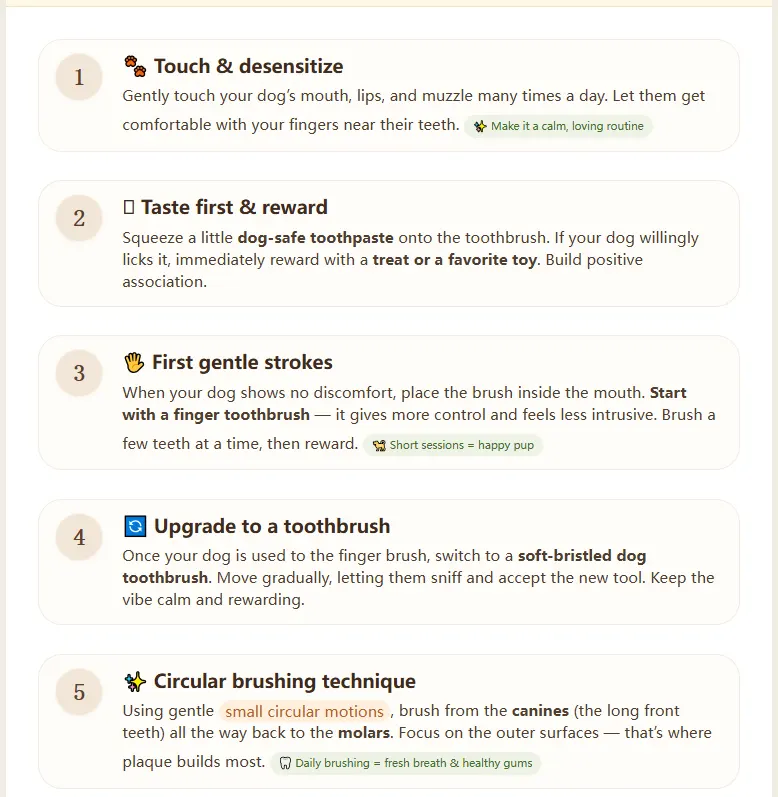 how to keep dog's teeth healthy
