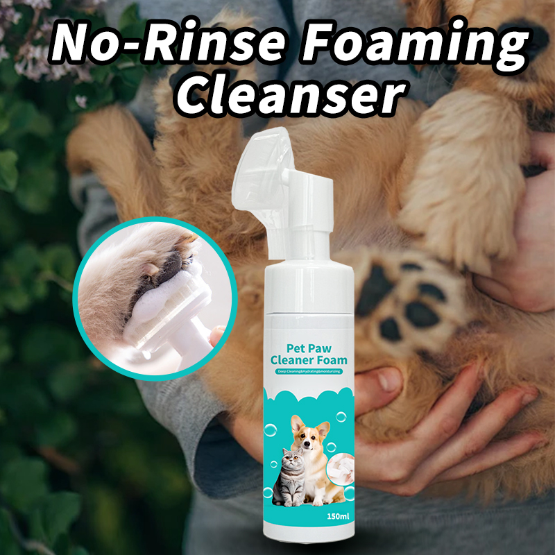 No-Rinse Pet Paw Cleaner Foam