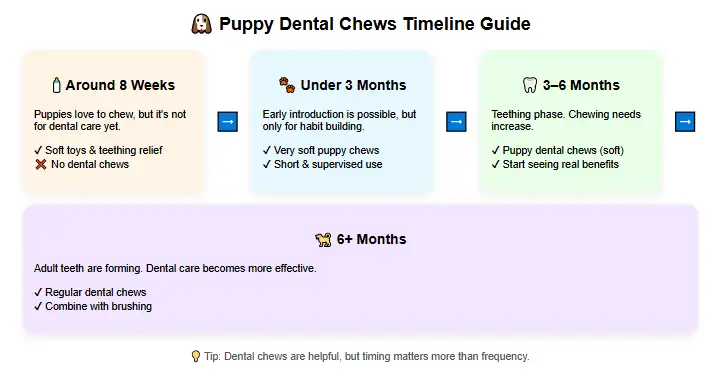 Puppy Dental Chews Timeline Guide