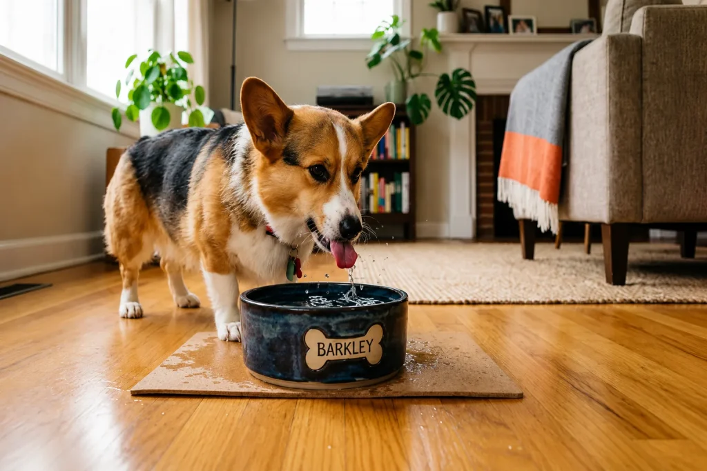 dog needs to drink much water