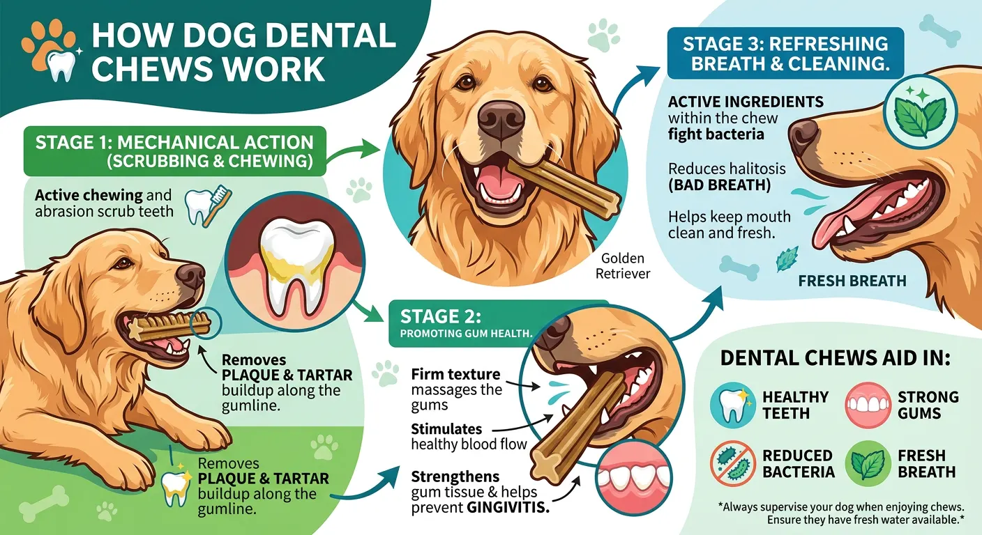Do dental chews work?