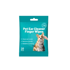 Neutral pH Pet Ear Wipes for Gentle Daily Ear Cleaning