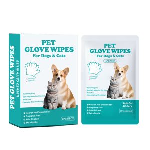 Single-Use Pet Grooming Glove Wipes – Paw Fur & amp Body Clean
