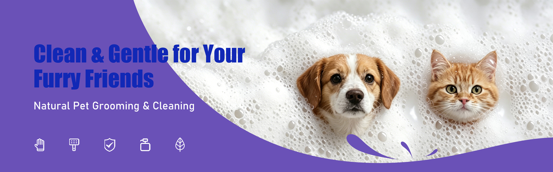 Pet care supplies by Vilipets - paw cleaners, grooming wipes, and fur detanglers