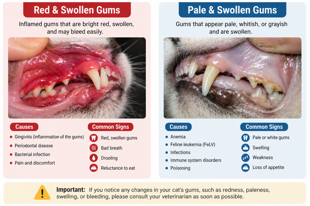 healthy cat teeth gums