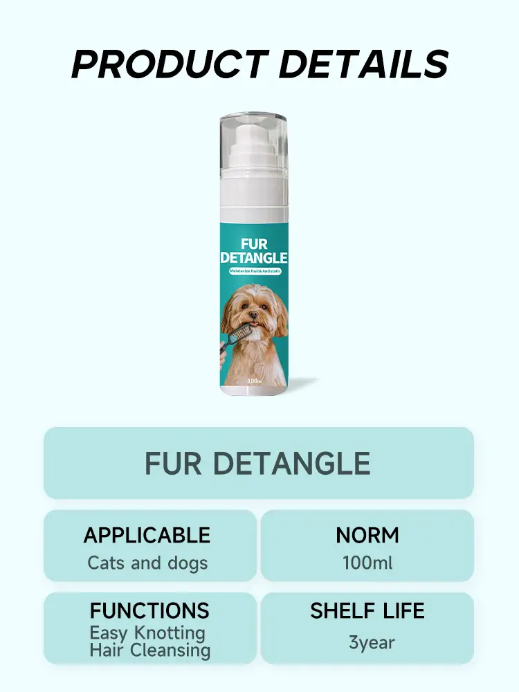 Best Pet Fur Detangler Spray for Dogs & Cats