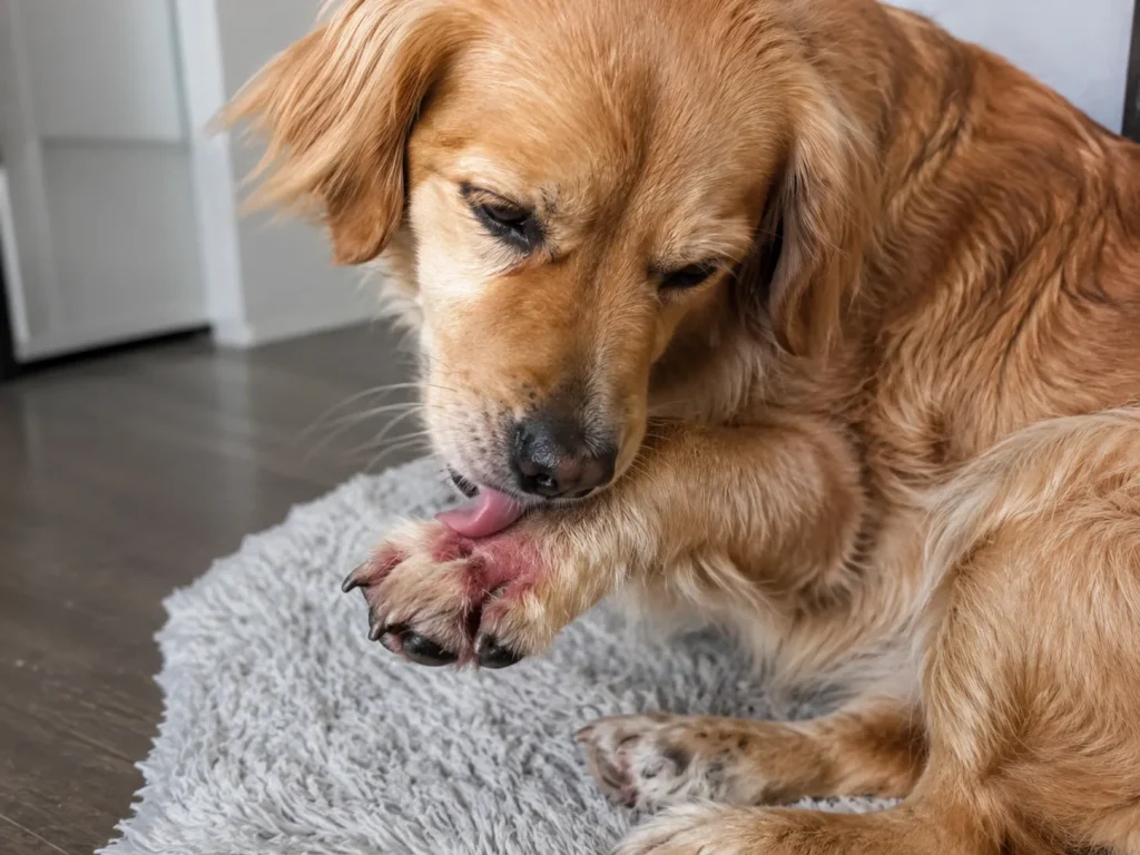 clean dog’s paws