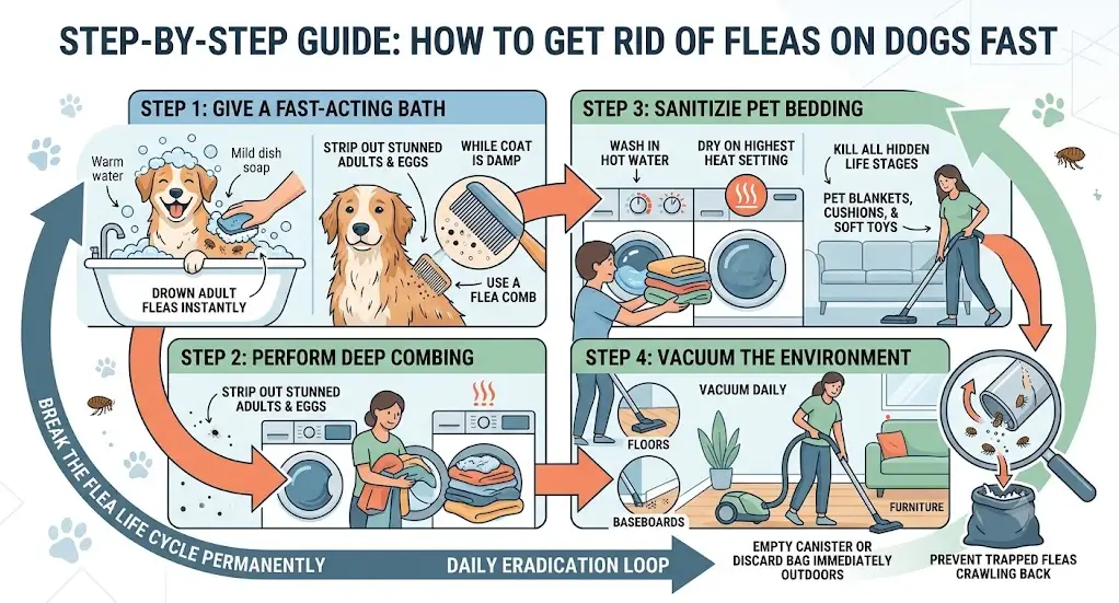 How to Get Rid of Fleas on Dogs Fast