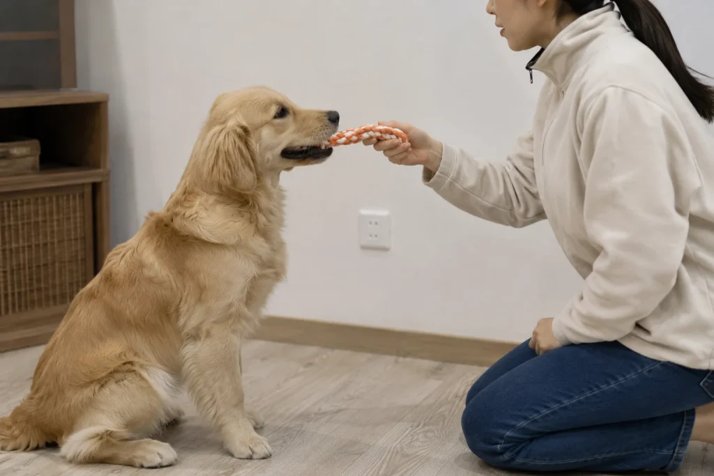 Training Dogs to Carry Objects  