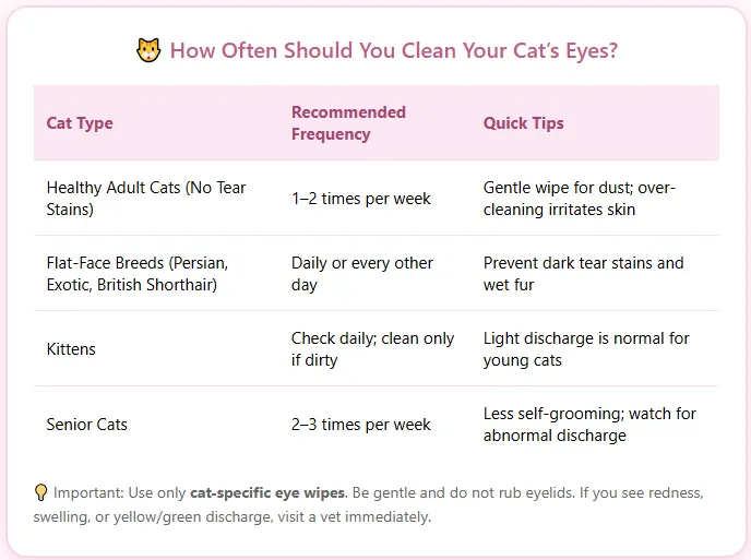cat eye wipes