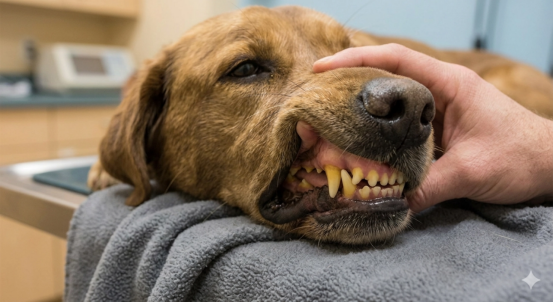 Yellow Gums in Sick Dogs