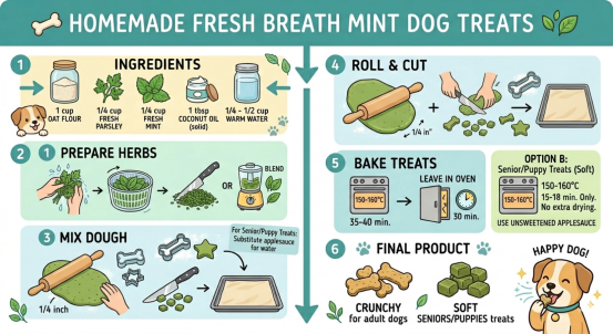 How to Make Homemade Breath-Freshening Mints for Dogs