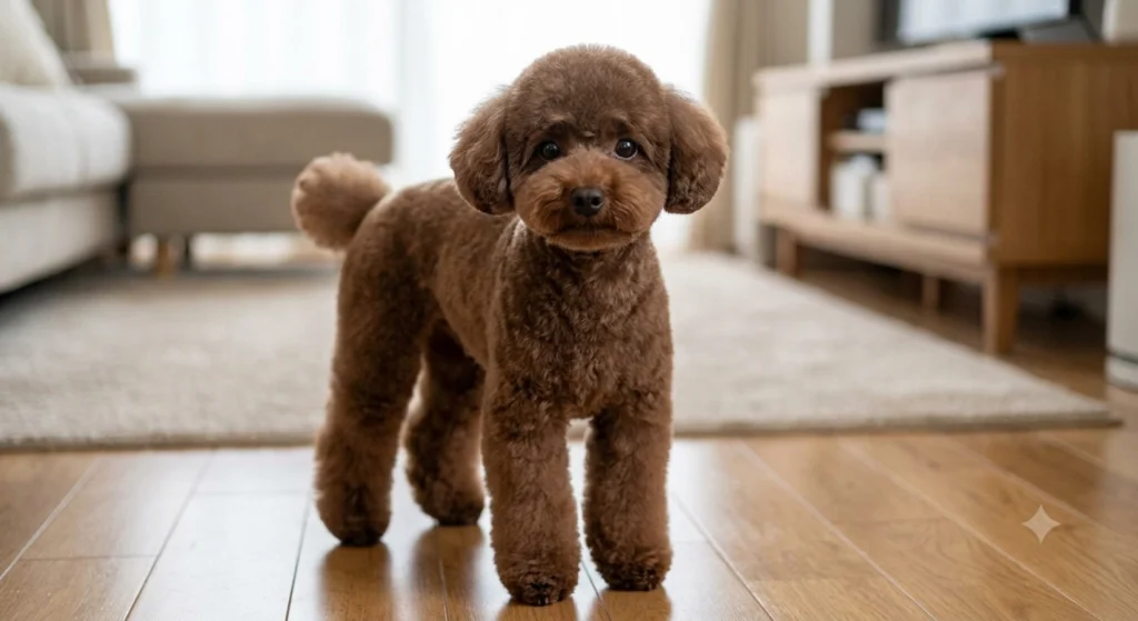 Classic equal length teddy cut front view