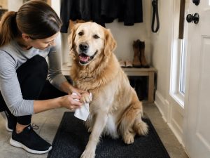How to Clean Dog Paws