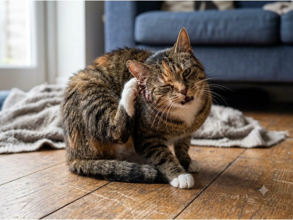 How to Soothe Cat’s Itchy Ears