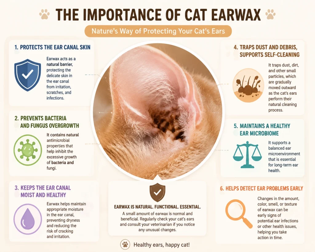 The importance of cat ear wax
