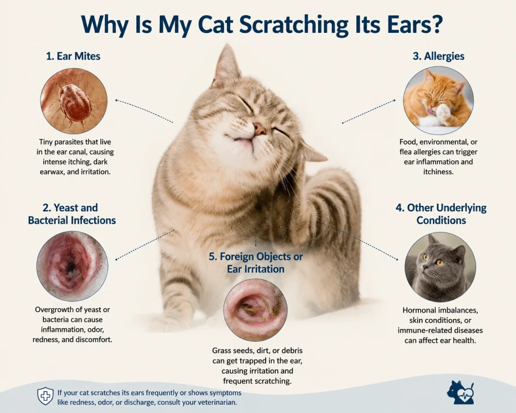 Why Is My Cat Scratching Its Ears