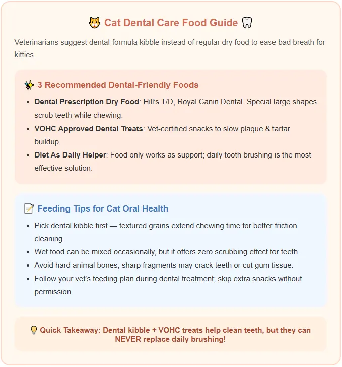 cat dental care food