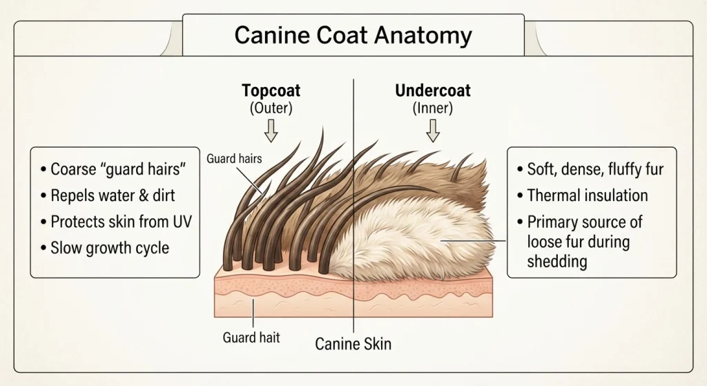 canine coat anatomy