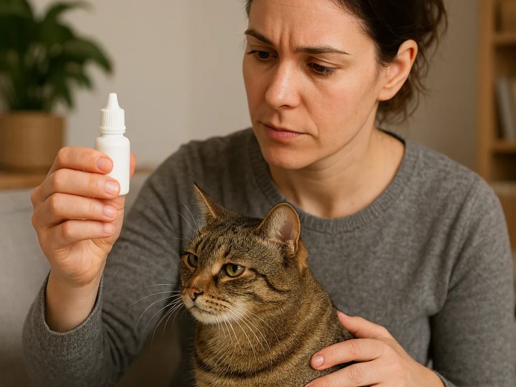 How to Give Cat Ear Drops