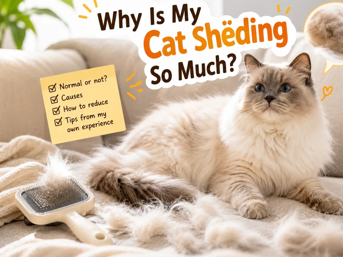 why is my cat shedding so much