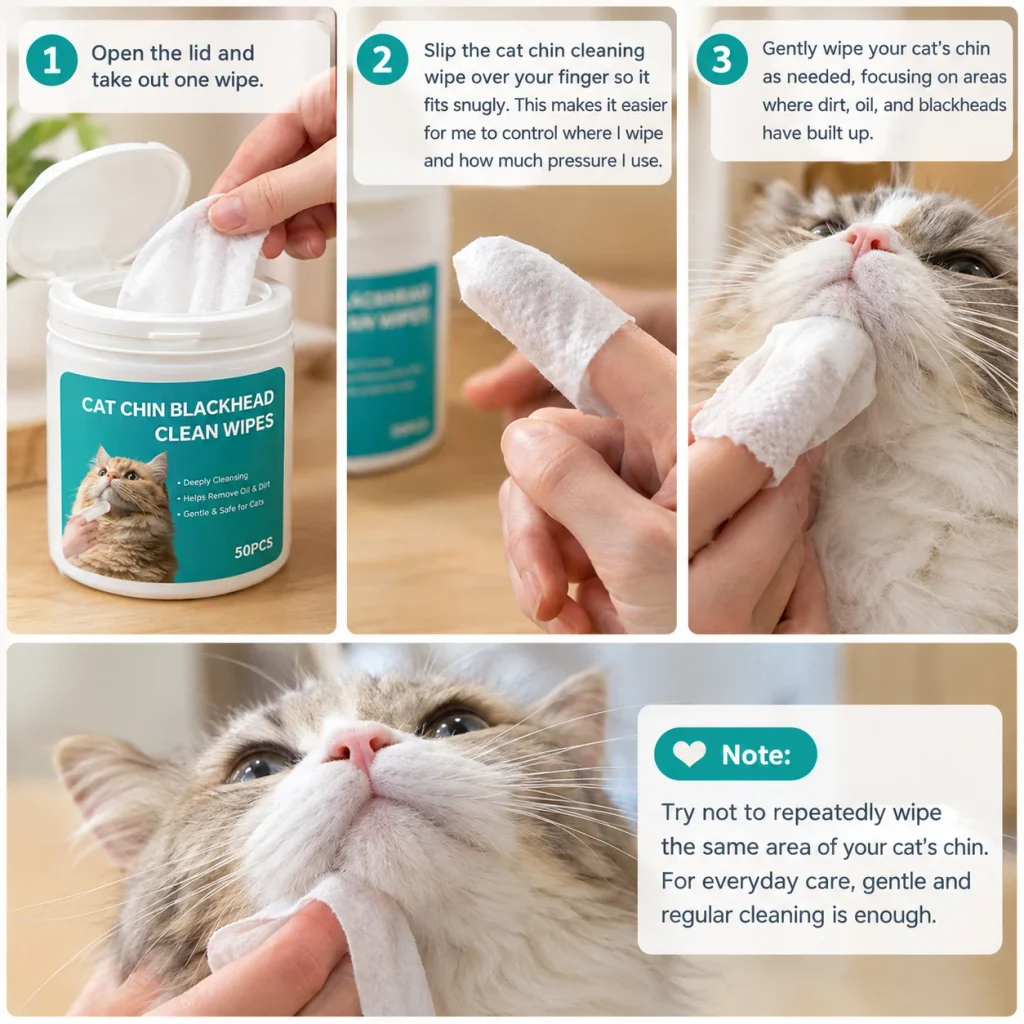 How to Clean Cat Chin Blackheads