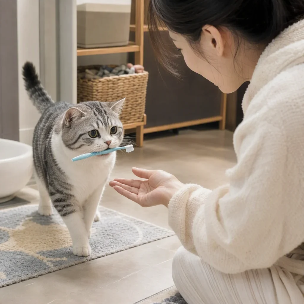How to Train a Cat to Retrieve Objects