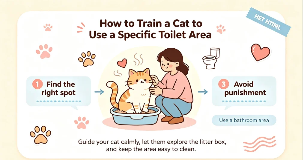 How to Train a Cat to Use a Specific Toilet Area