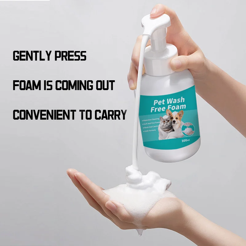 Pet Dry Cleaning Foam Stain Removal Fragrance Shampoo
