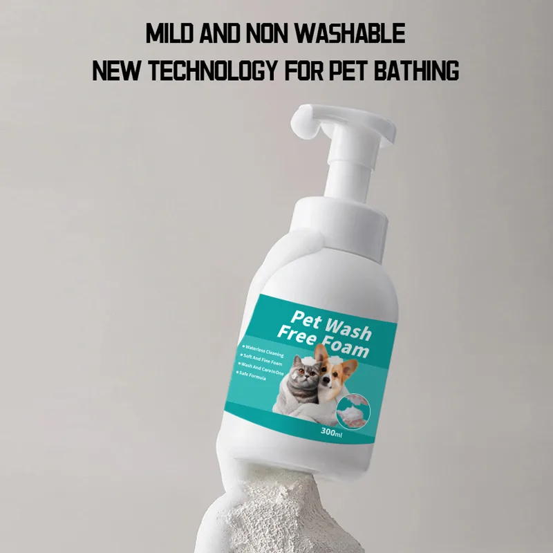 Pet Dry Cleaning Foam Stain Removal Fragrance Shampoo