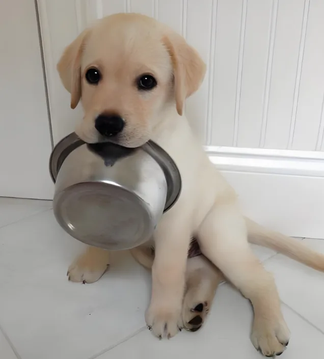 dogs may start feeling hungry